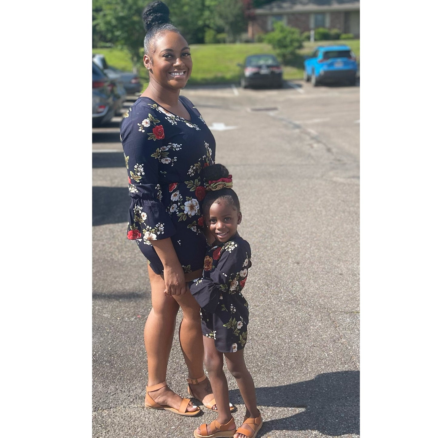 Mommy and Me Floral Romper