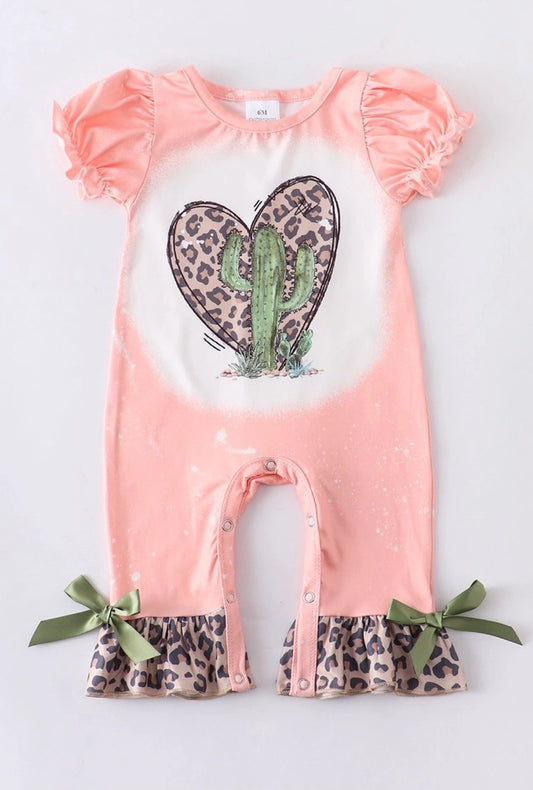 Lilly Leopard/Cactus Jumpsuit-Romper
