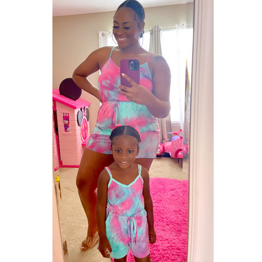 Mommy and Me Tie Dye Romper